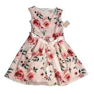 New Cream Pleated A-Line Dress for Wedding Guest